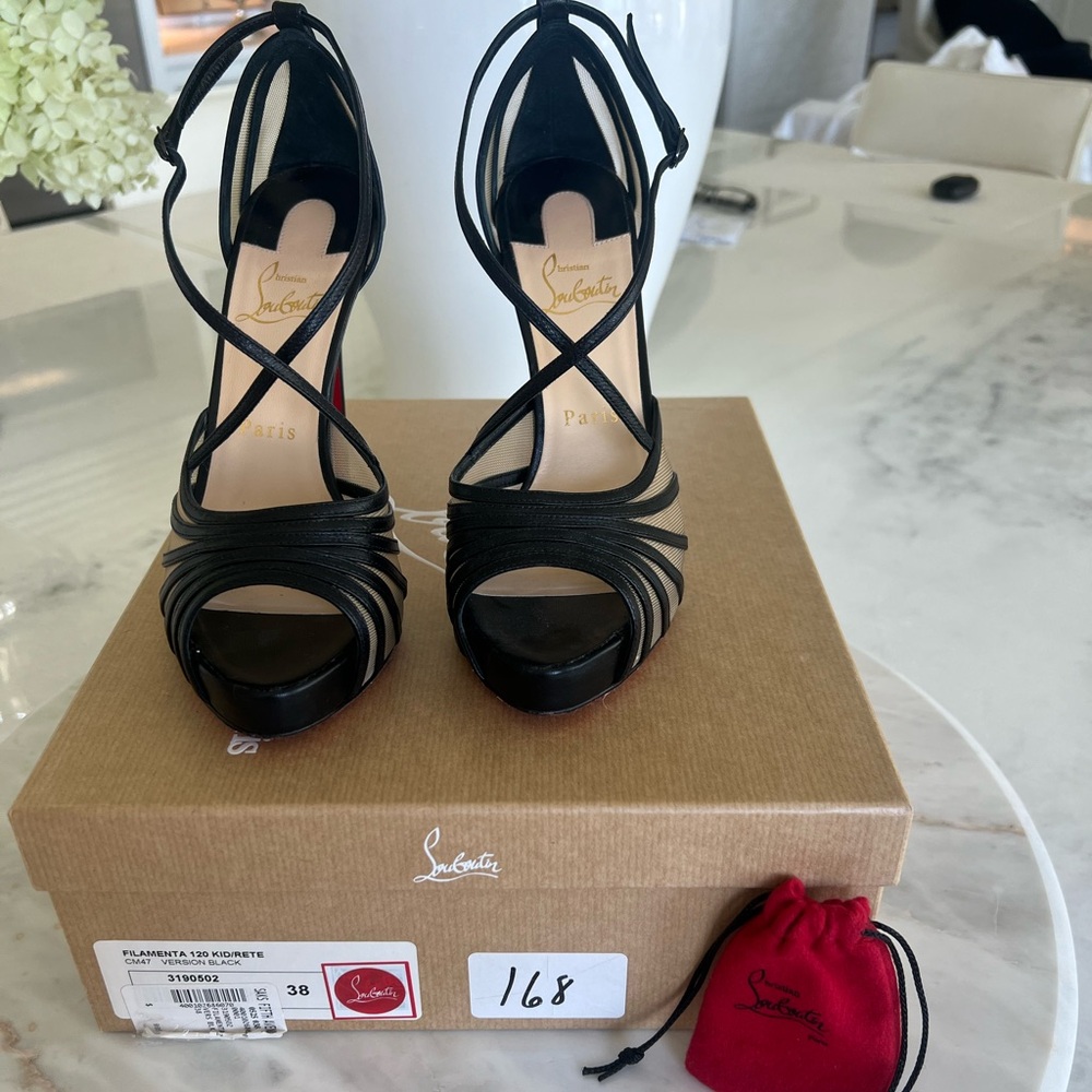 Christian Louboutin Mesh Filamenta Sandal